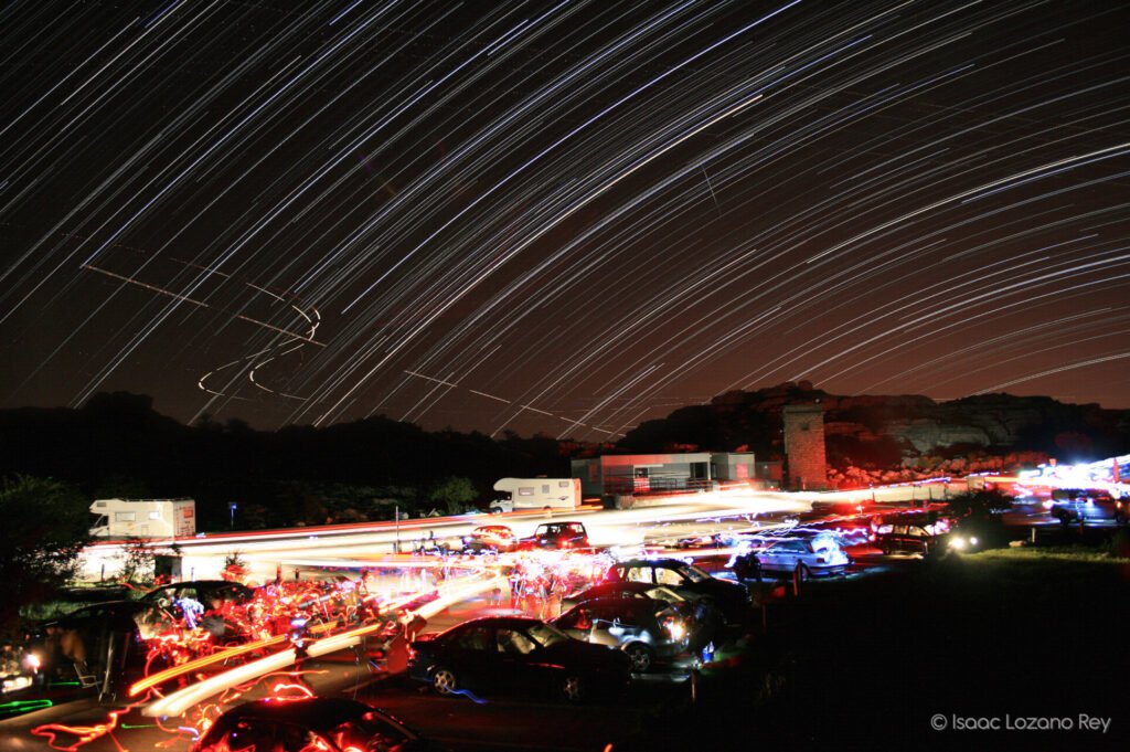 Noche de luces en el Torcal